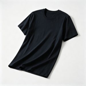 Black Crew Neck Short Sleeve T-Shirt
