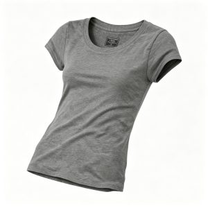Women's Heather Gray Crew Neck T-Shirt
