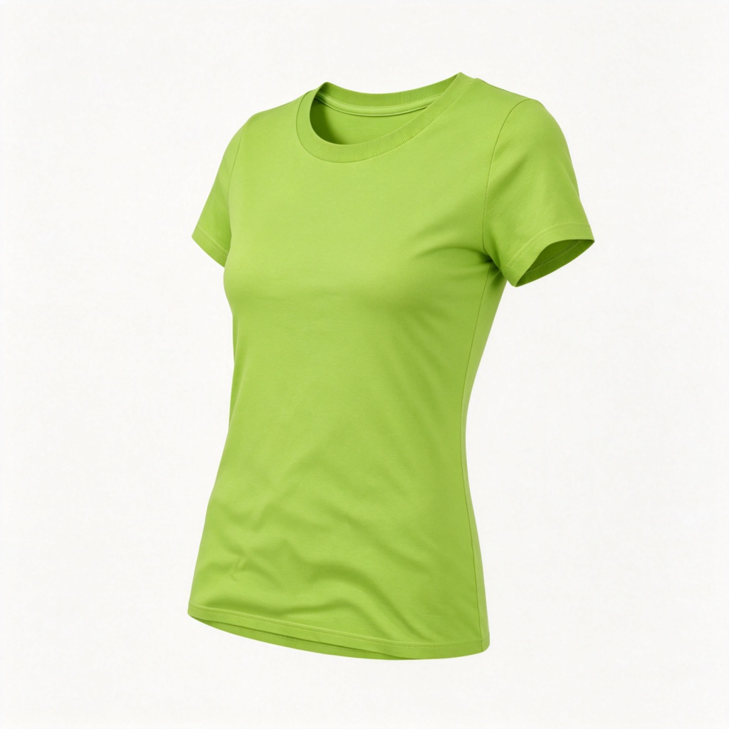 Apple Green Women's Crew Neck T-Shirt