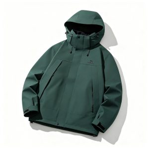 Dark Green Windbreaker Jacket