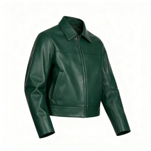 Dark Green Leather Jacket
