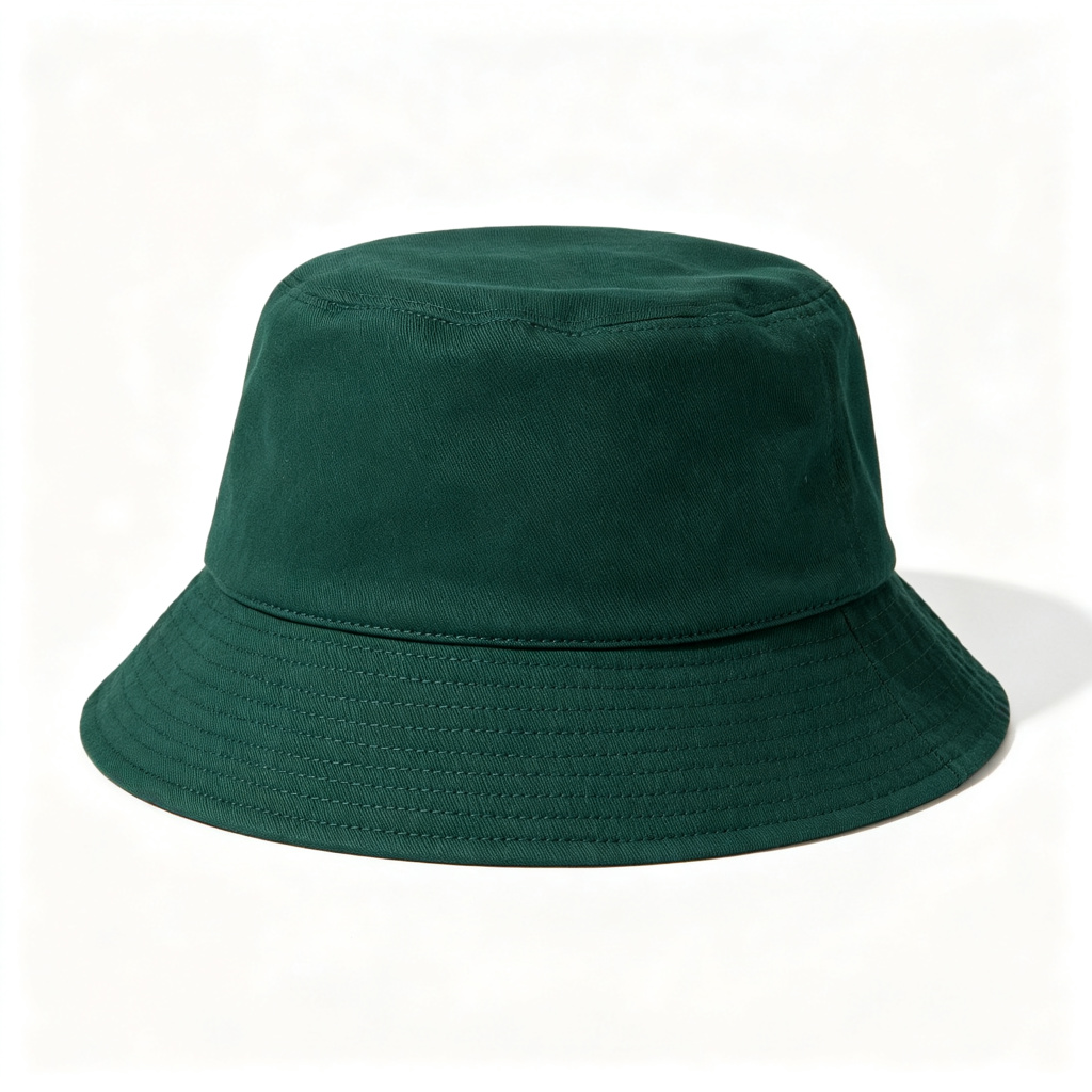 Dark Green Bucket Hat