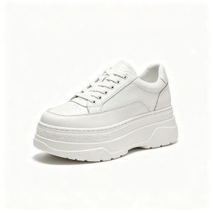 White Platform Sneakers