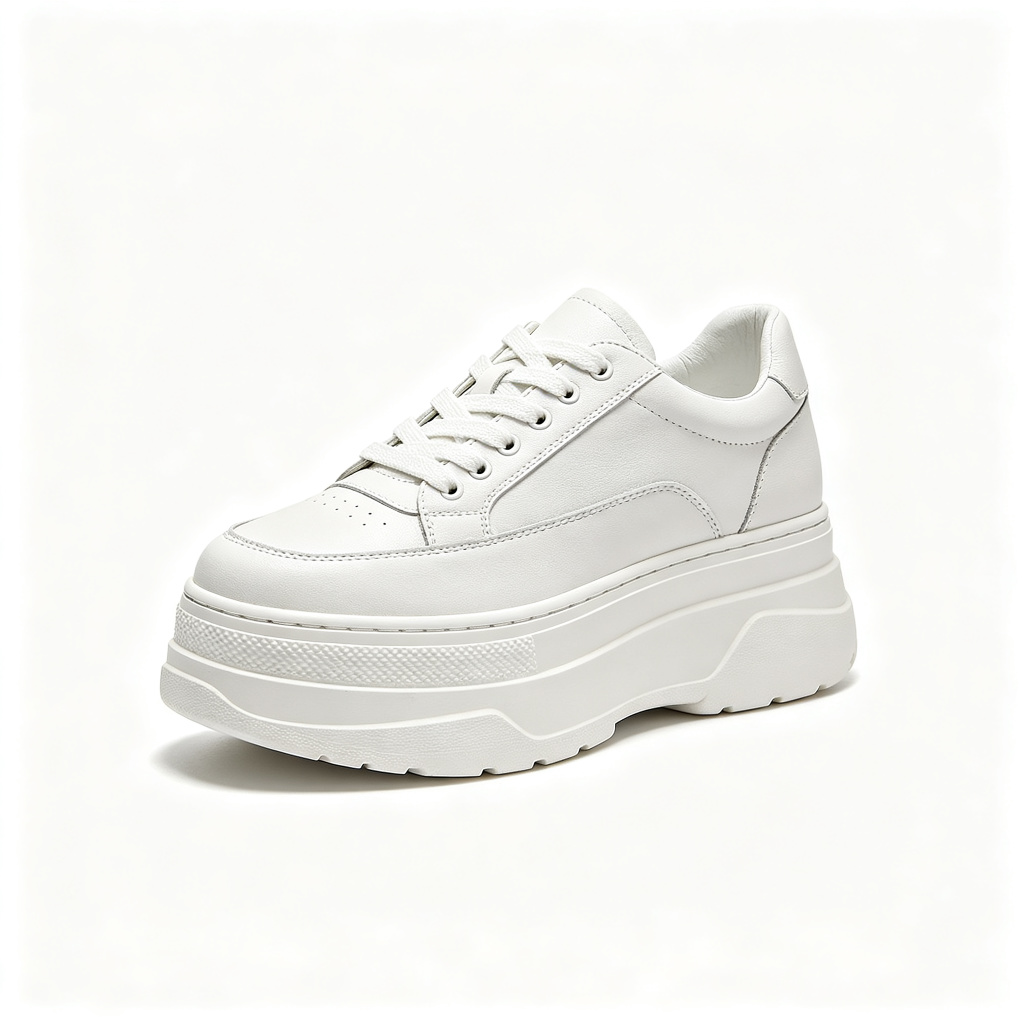 White Platform Sneakers