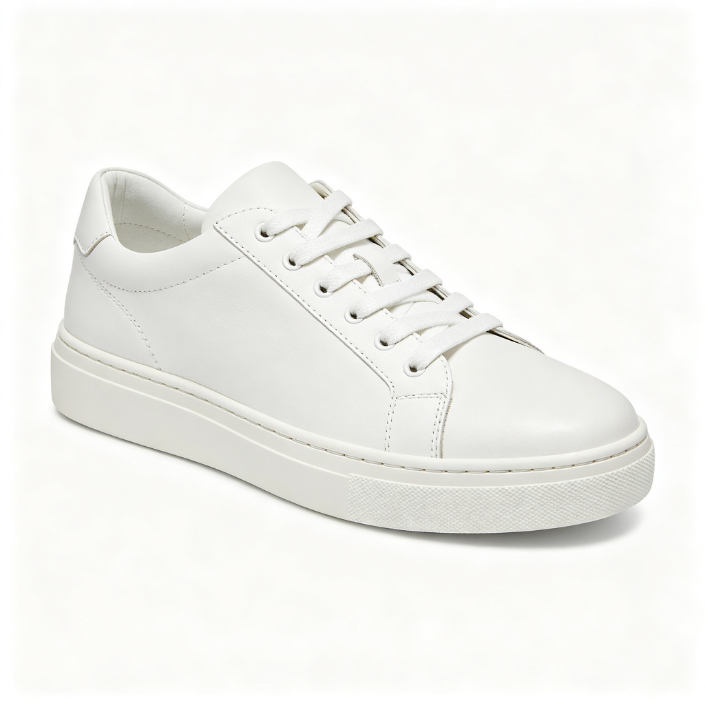 White Leather Shoes