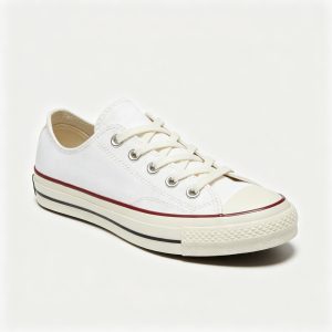 White Canvas Shoes