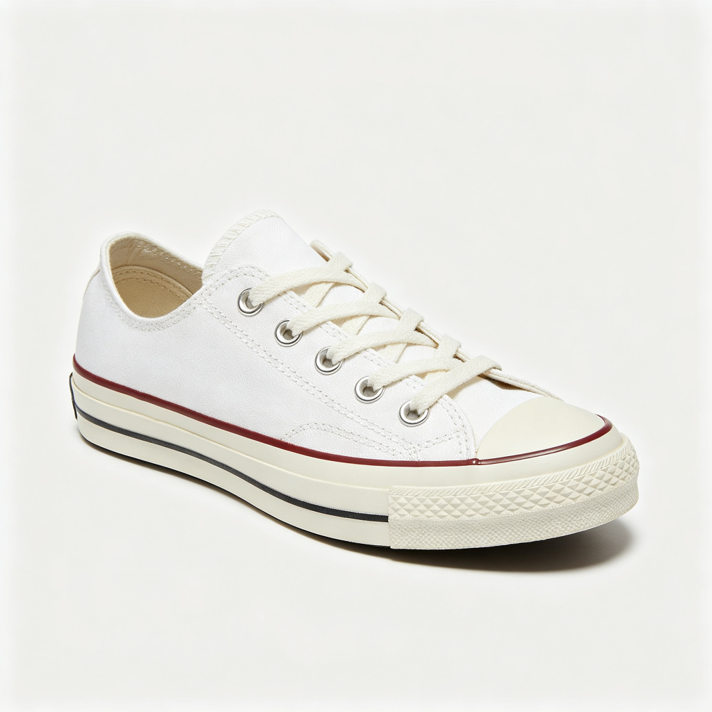 White Canvas Shoes