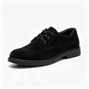 Black Casual Leather Shoes
