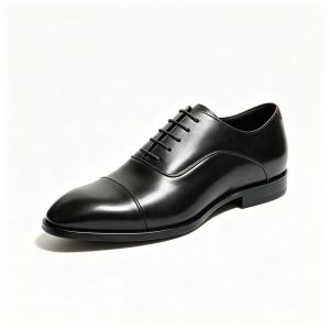 Black Lace Up Oxford Shoes