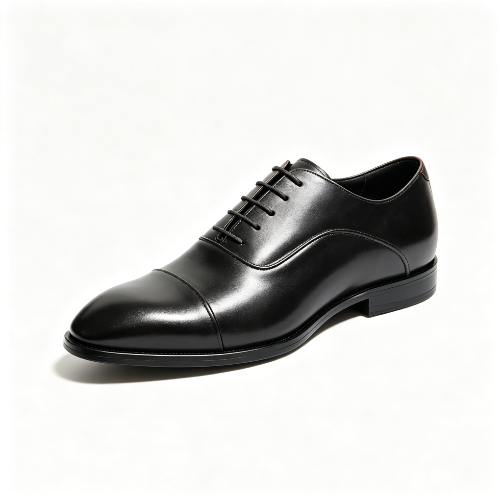 Black Lace Up Oxford Shoes