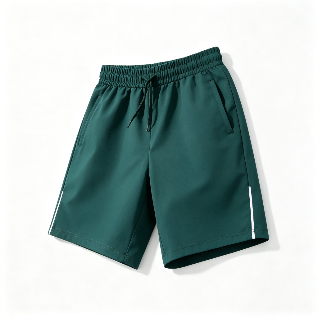 Dark Green Sport Shorts