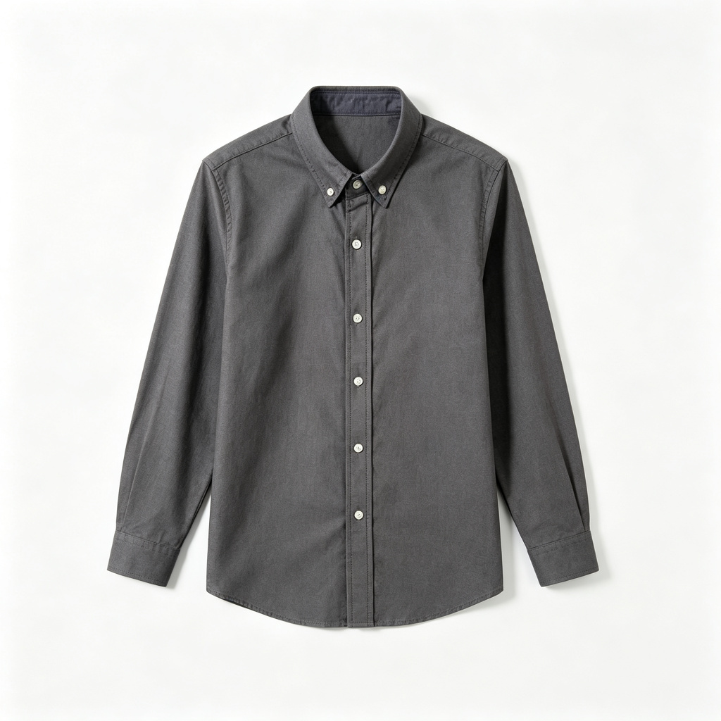 Dark Gray Long Sleeve Shirt