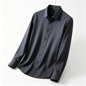 Black Dress Long Sleeve Shirt