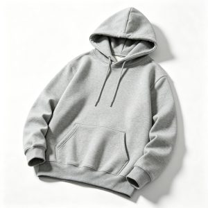 Light Gray Hooded Sweatshirt