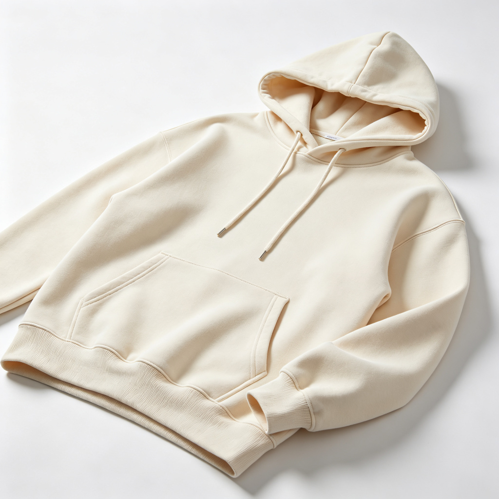 Off White Hooded Sweatshirt