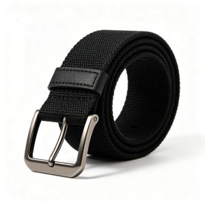 Black Canvas Belt