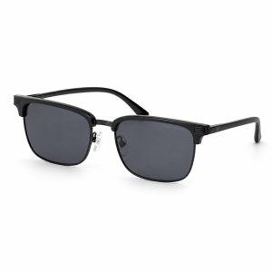 Black Brow Bar Square Sunglasses