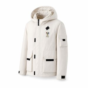 White Hooded Jacket