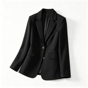 Black Fitted Blazer Jacket