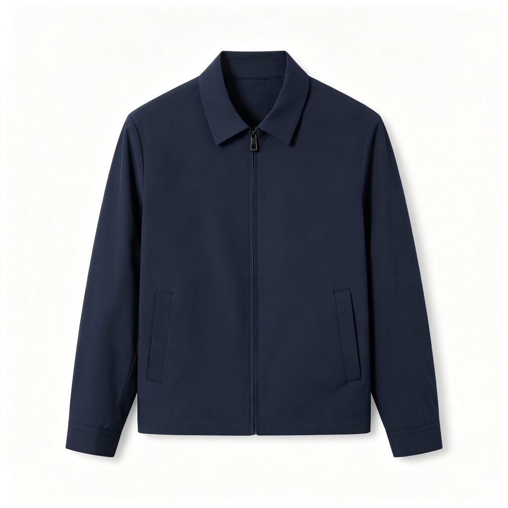 Dark Blue Casual Jacket – Bild 2