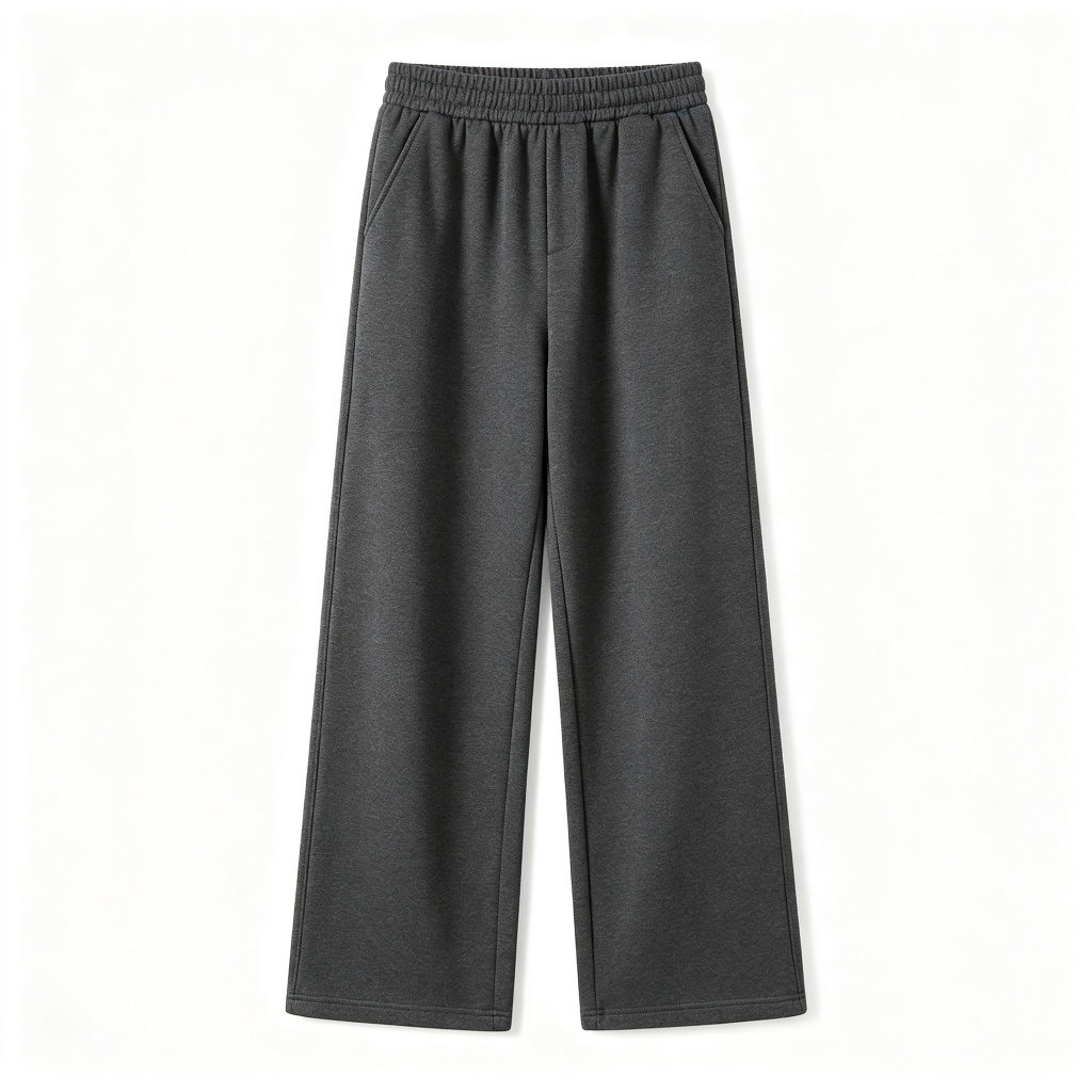 Dark Grey Wide Leg Sweatpants – Bild 2