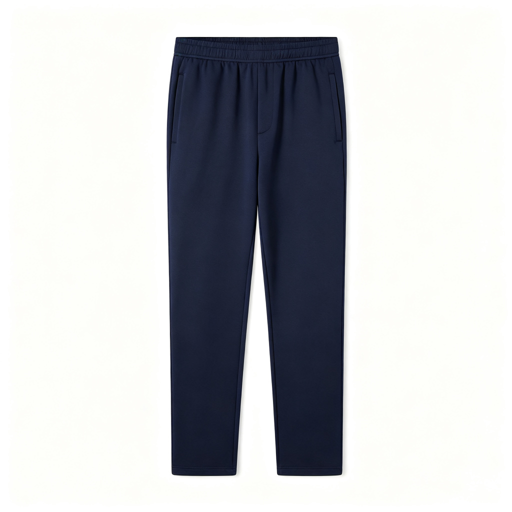 Navy Blue Straight Leg Athletic Pants – Bild 2