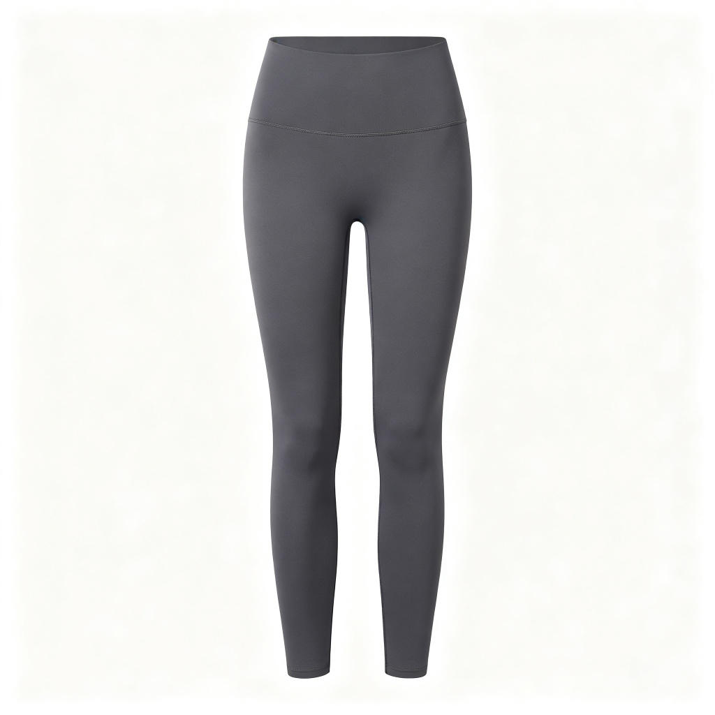 Dark Grey High Waist Yoga Leggings – Bild 2