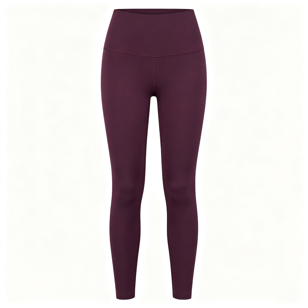 Deep Purple High Waist Yoga Leggings – Bild 2