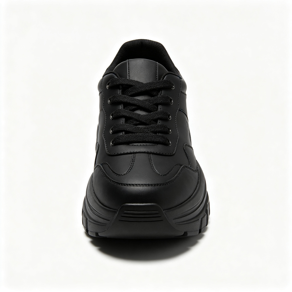 Black Platform Chunky Sneakers – Bild 2