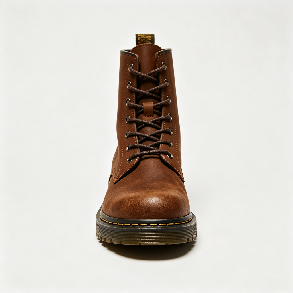 Brown Combat Boots – Bild 2