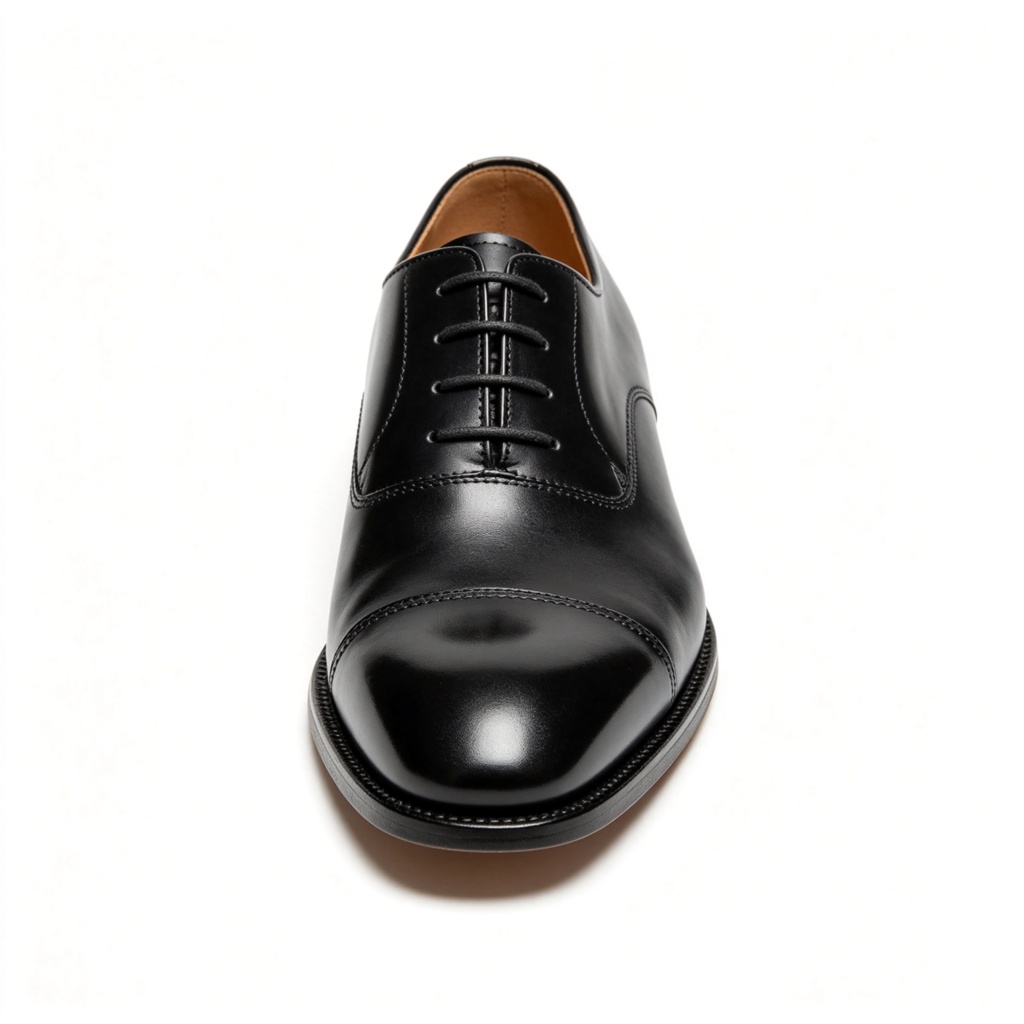 Black Dress Leather Shoes – Bild 2