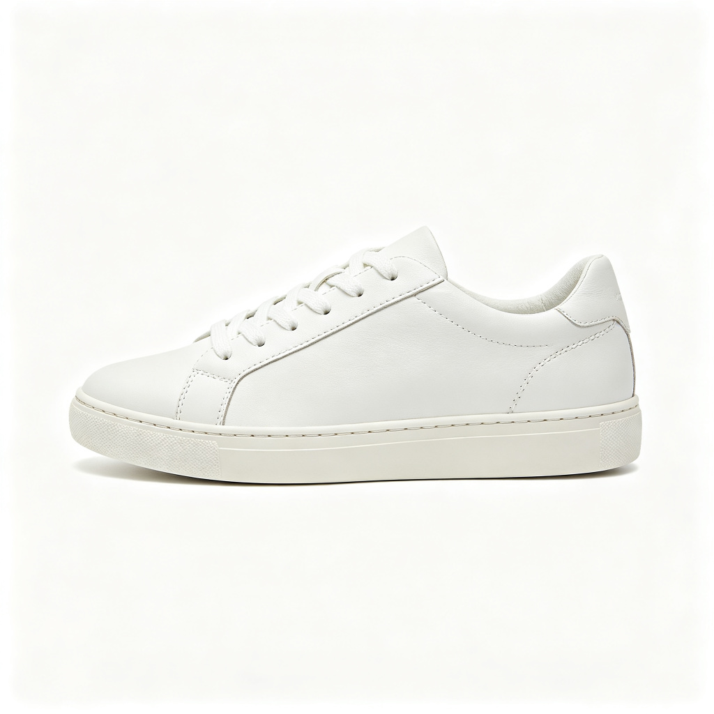 White Leather Shoes – Bild 2