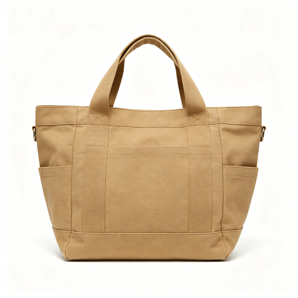 Khaki Canvas Bag – Bild 2