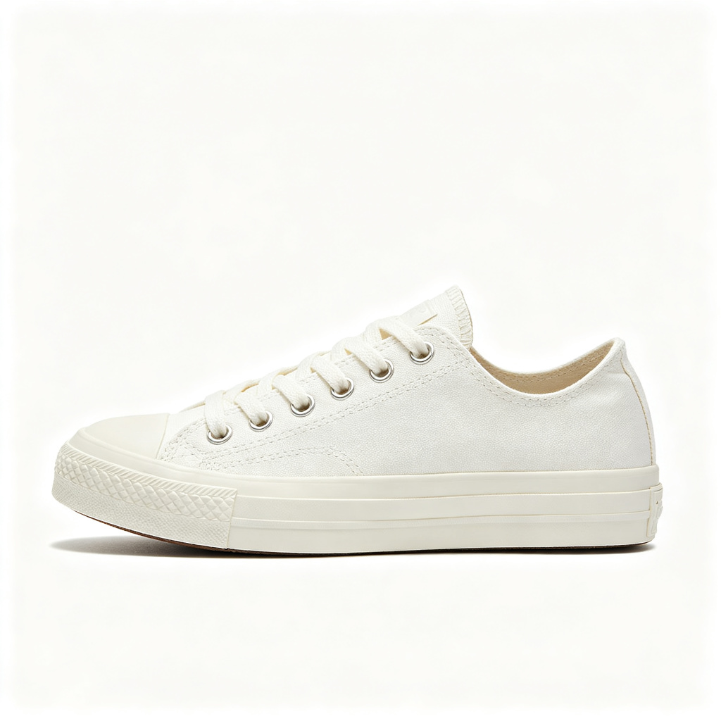 White Canvas Shoes – Bild 2