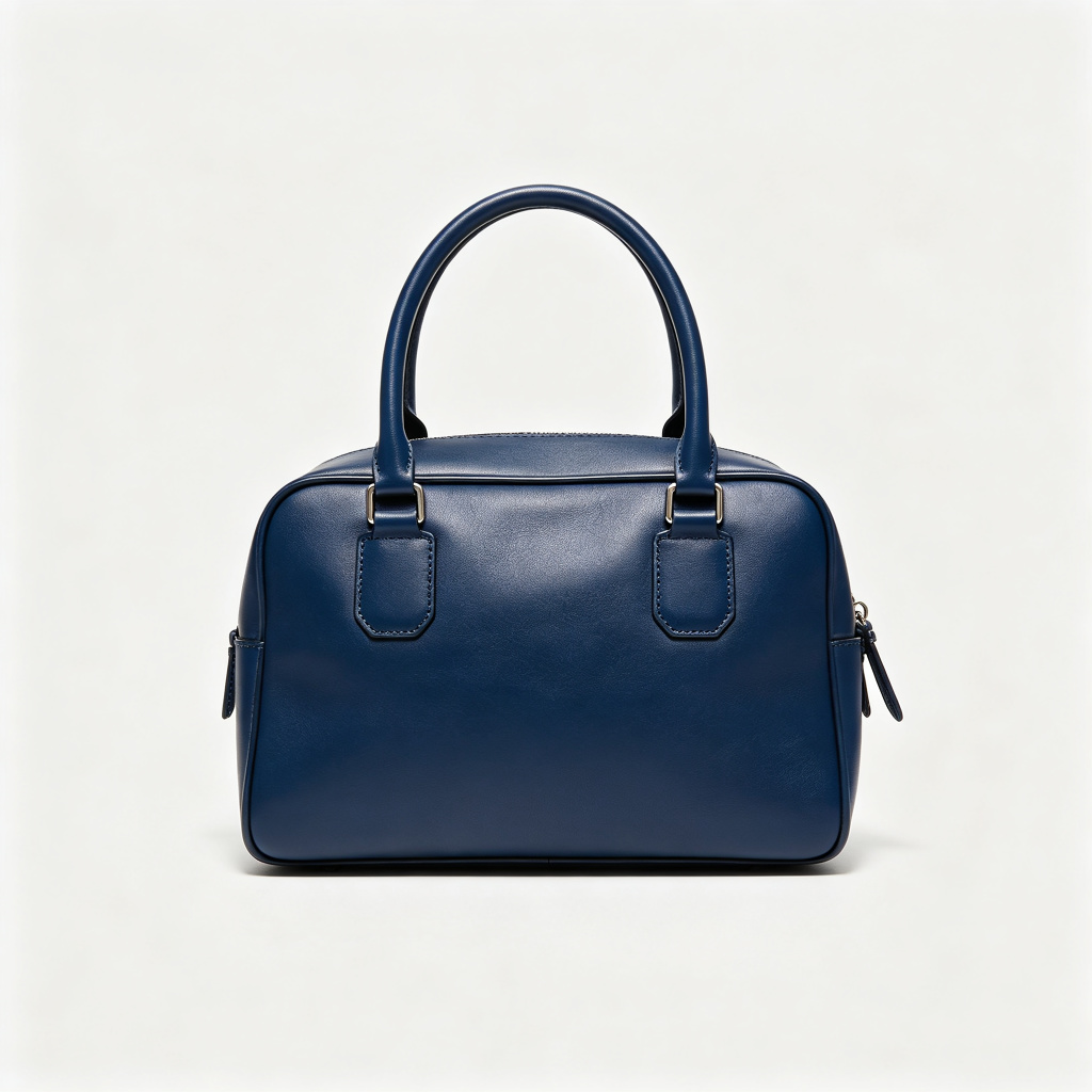 Dark Blue Leather Bag – Bild 2