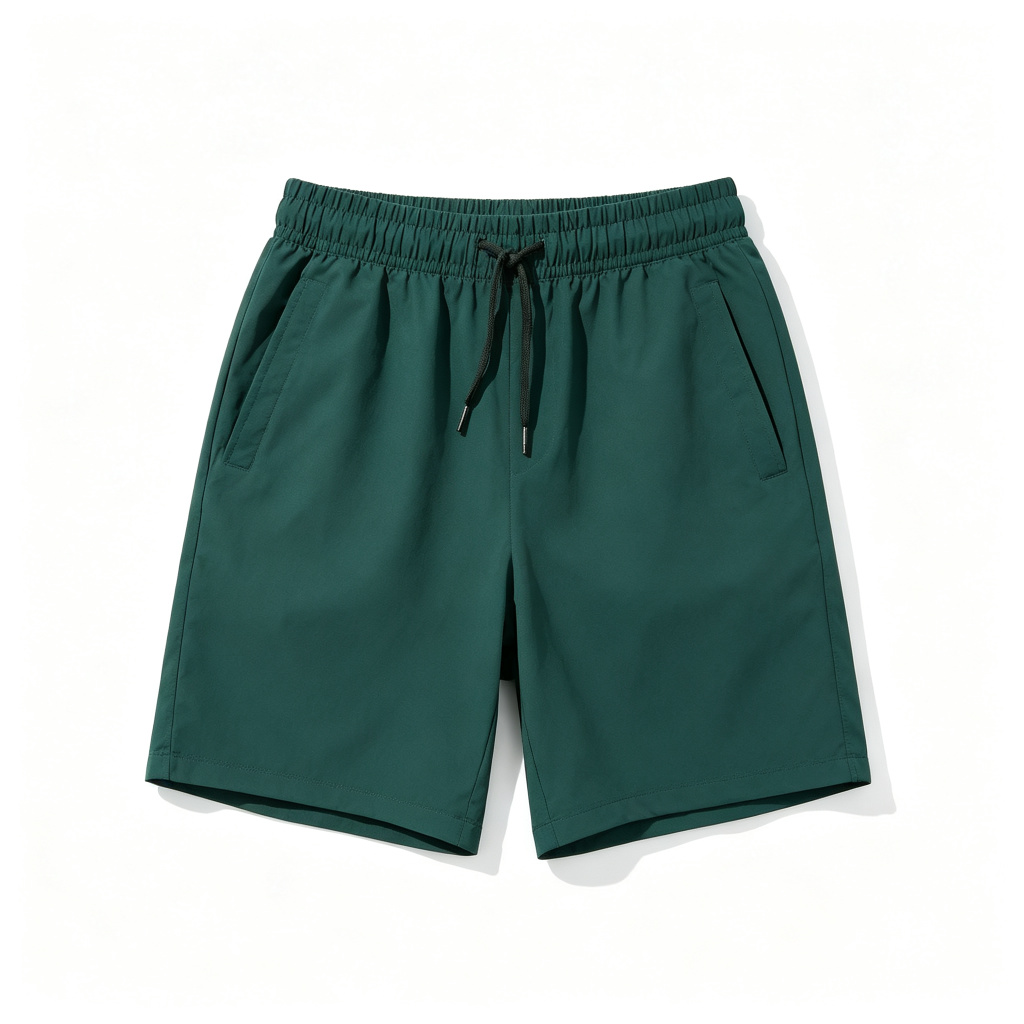 Dark Green Sport Shorts – Bild 2