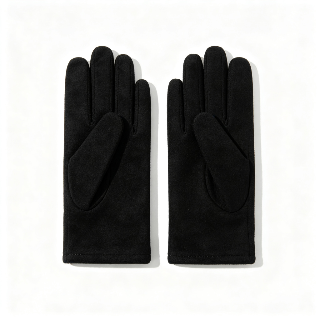 Black Fleece Lined Gloves – Bild 2