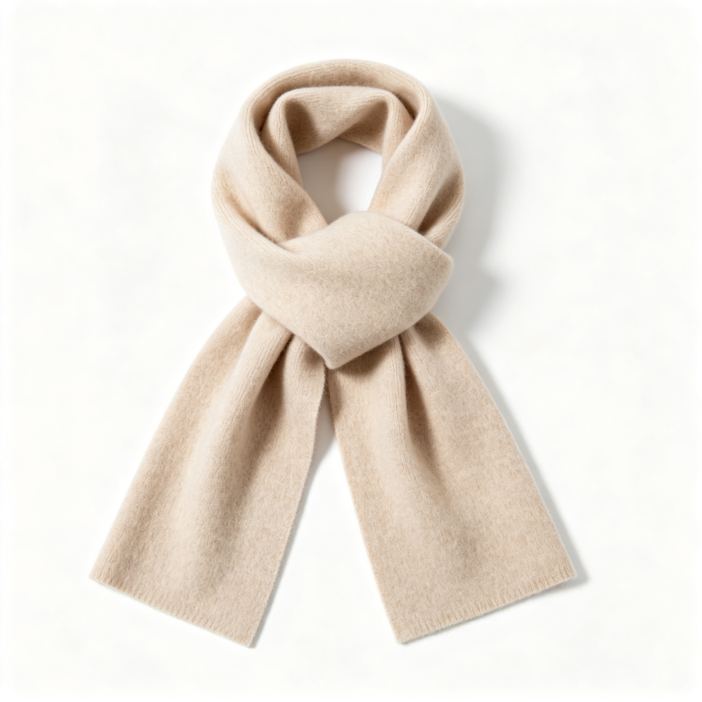 Beige Cashmere Scarf – Bild 2