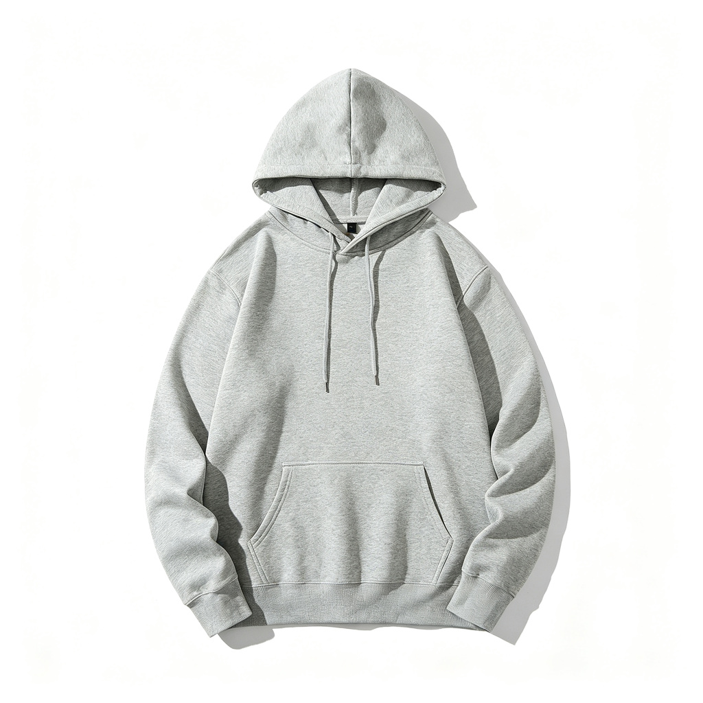 Light Gray Hooded Sweatshirt – Bild 2