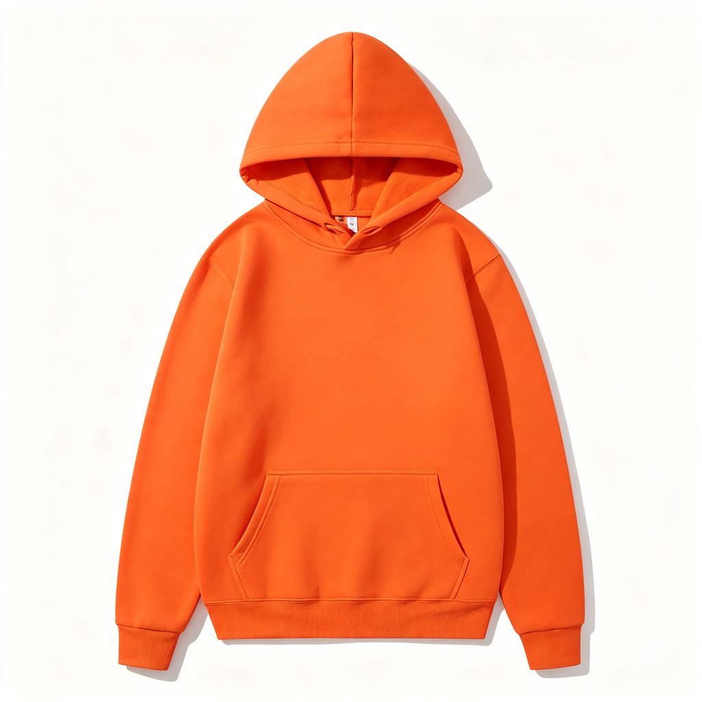 Orange Hooded Sweatshirt – Bild 2