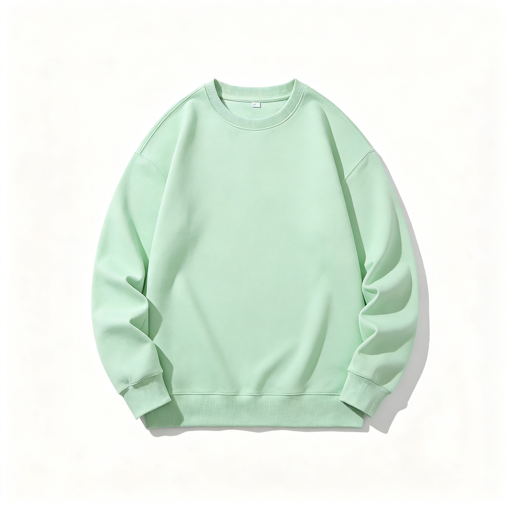 Mint Green Crew Neck Sweatshirt – Bild 2