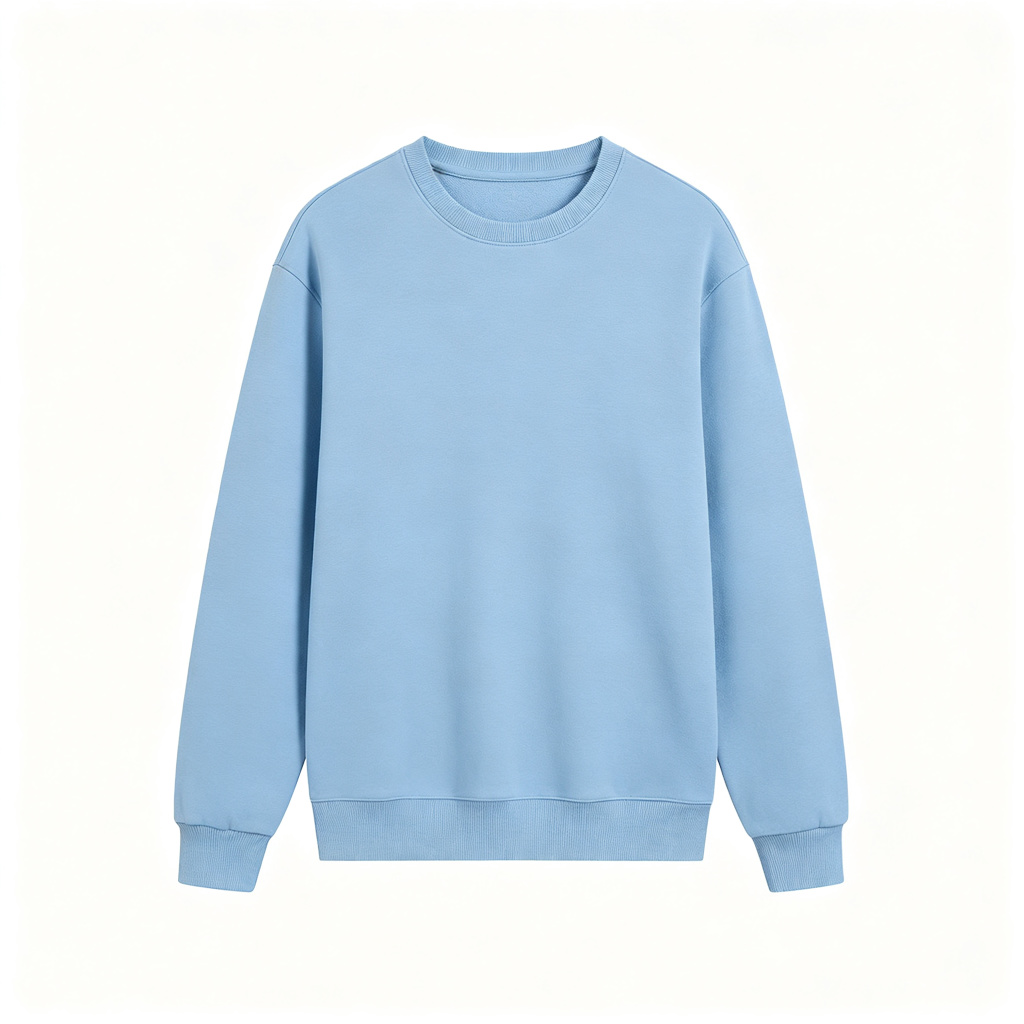 Sky Blue Crew Neck Sweatshirt – Bild 2