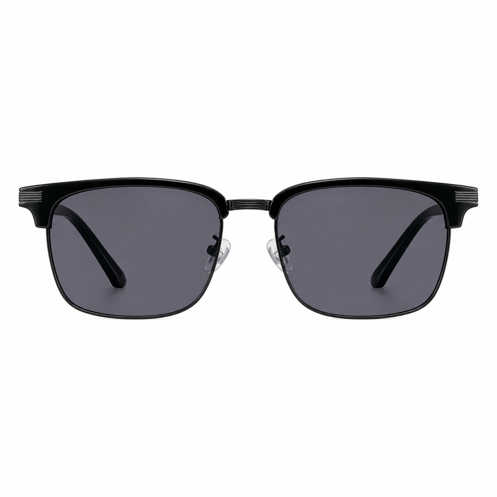 Black Brow Bar Square Sunglasses – Bild 2