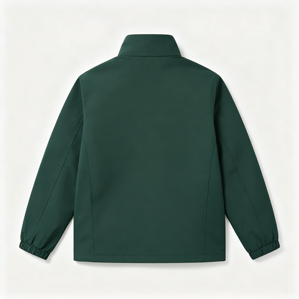 Dark Green Windbreaker Jacket – Bild 3