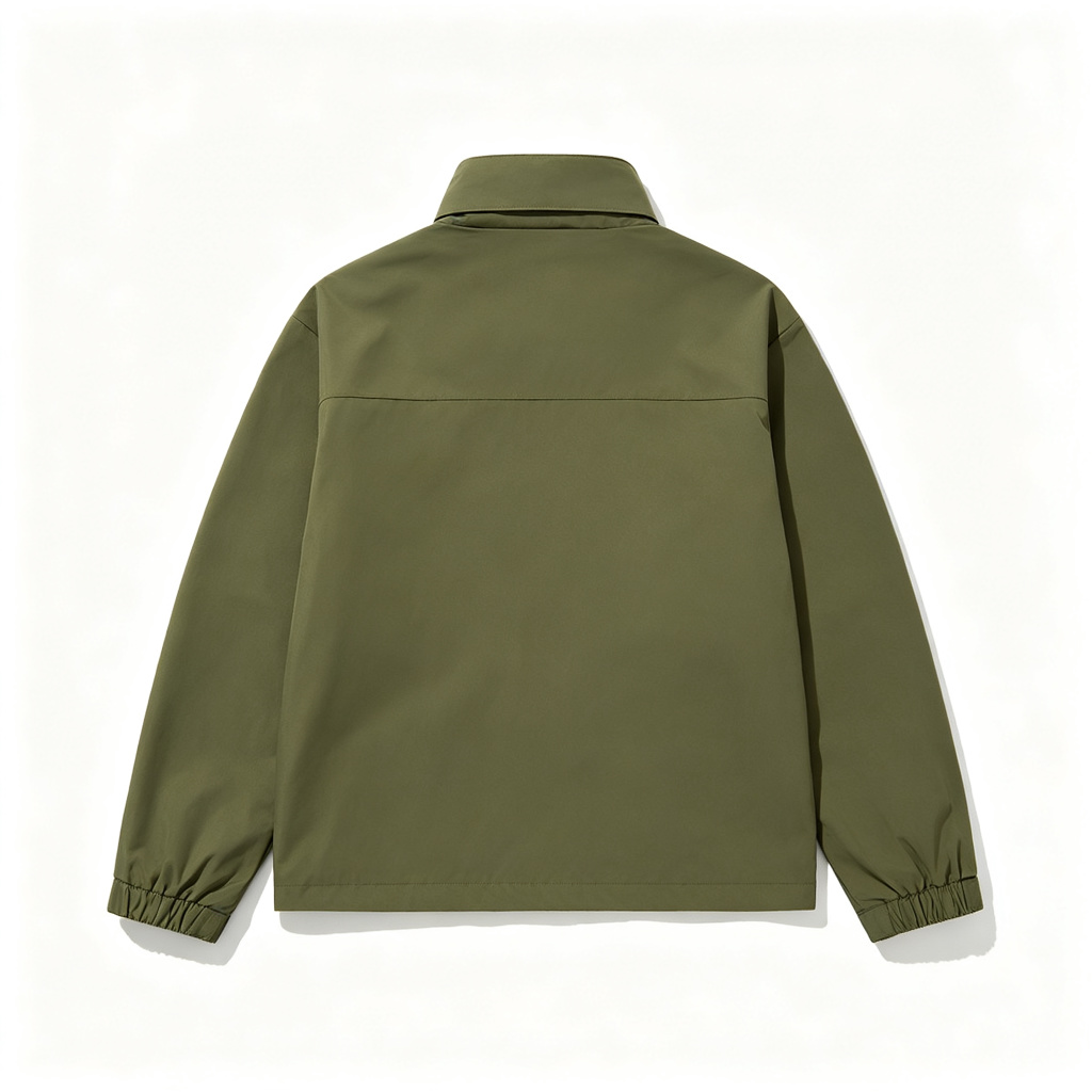 Army Green Windbreaker Jacket – Bild 3