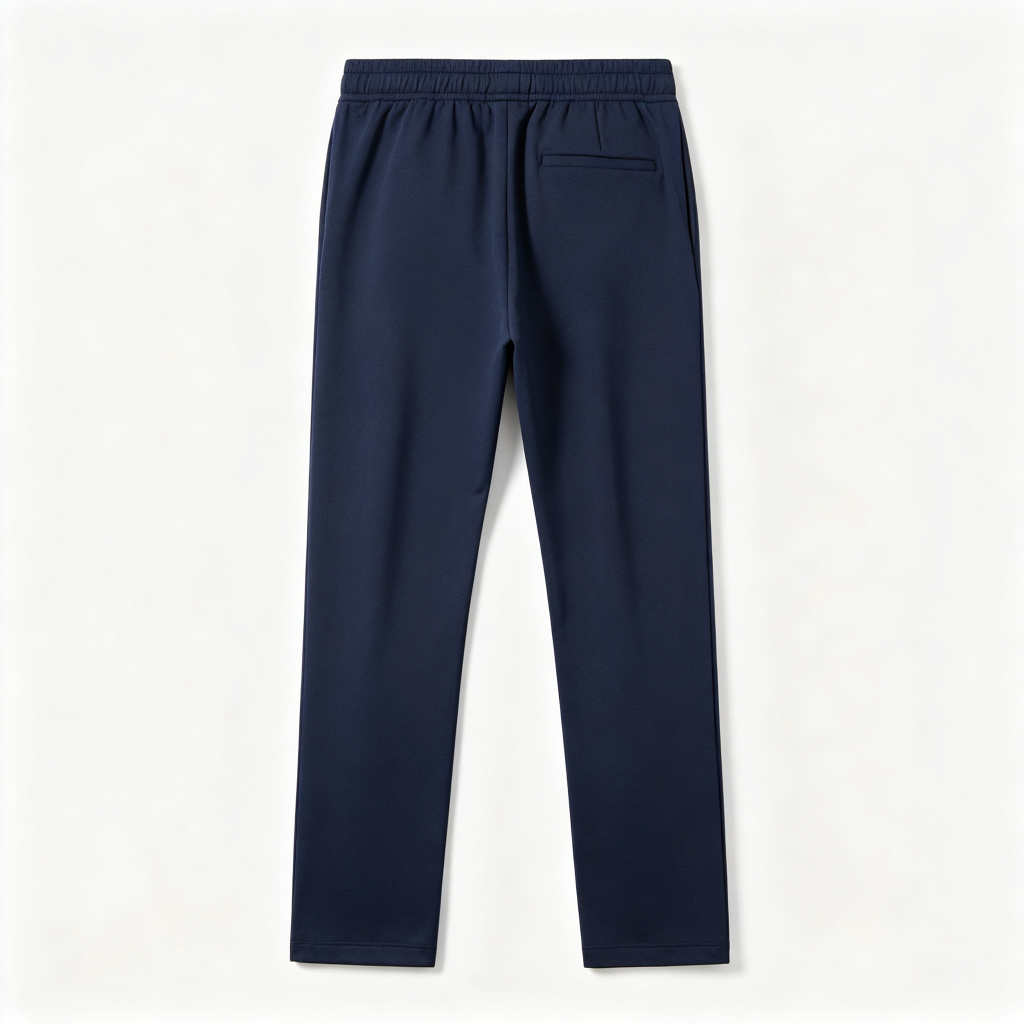 Navy Blue Straight Leg Athletic Pants – Bild 3