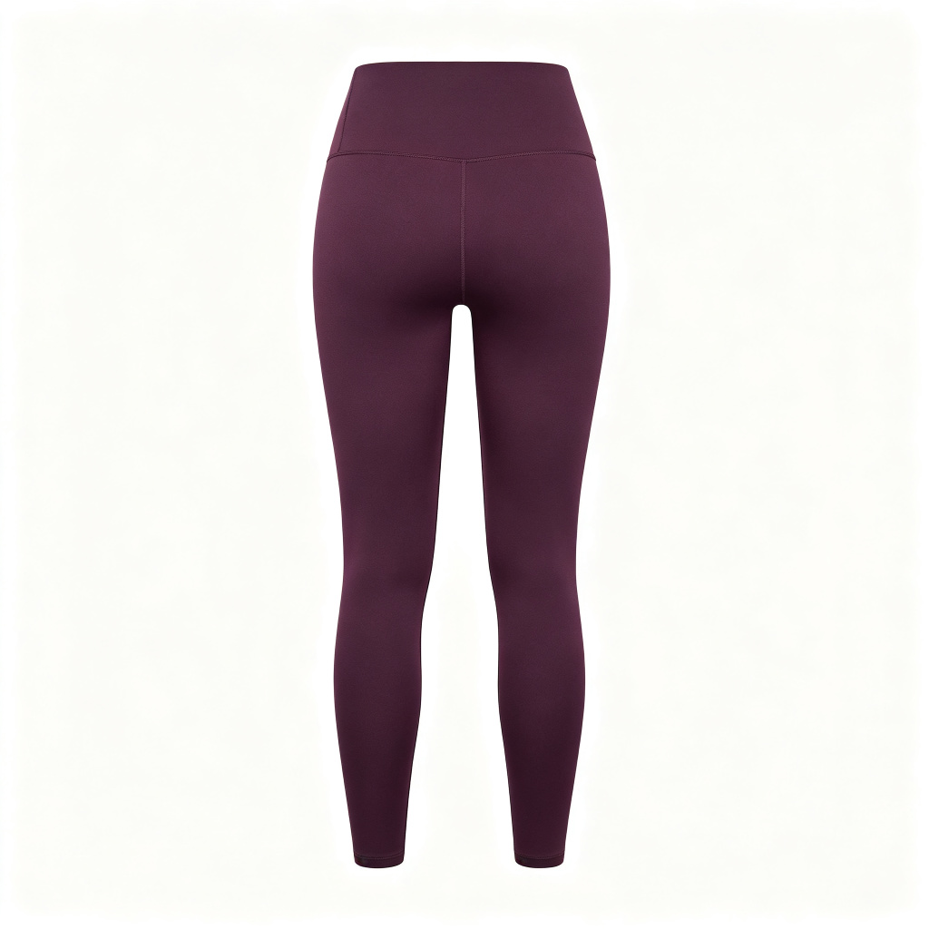Deep Purple High Waist Yoga Leggings – Bild 3