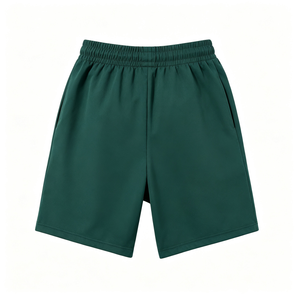 Dark Green Sport Shorts – Bild 3