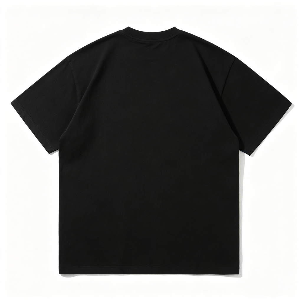 Black Vintage Badge Print Short Sleeve T-Shirt – Bild 3