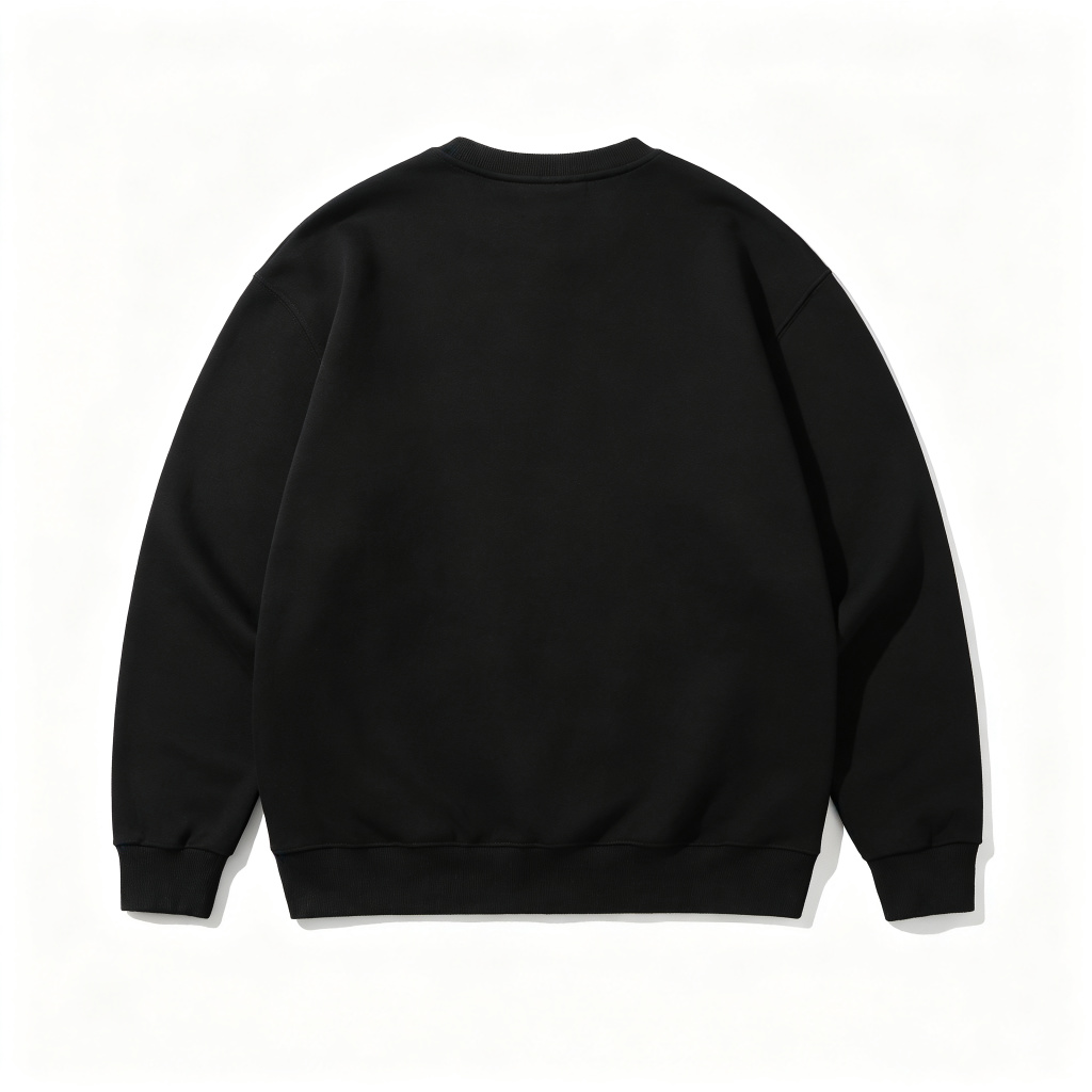 Black Circus Tent Graphic Print Crew Neck Sweatshirt – Bild 3